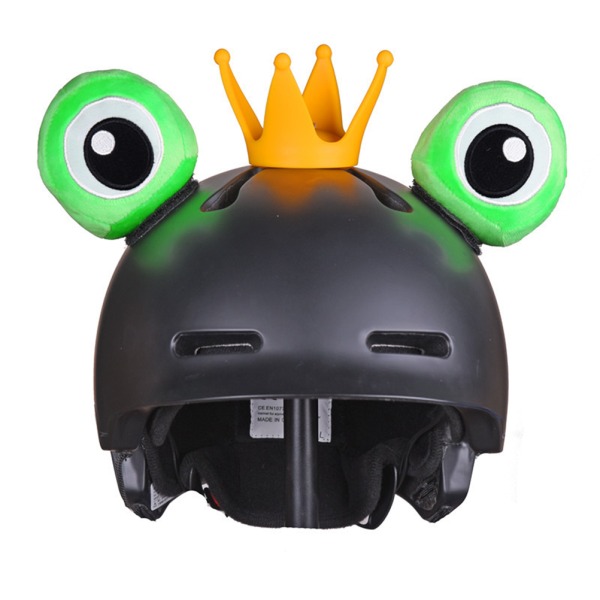 Cute Frog Eyes Crown Helmet Accessories