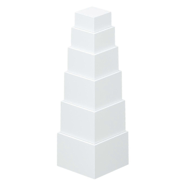 【BEMS】Matdisplayställ, Display Riser Förvaringslåda, Stapelbar Buffé Riser, Mat 6Pcs