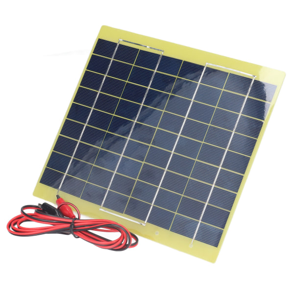Aurinkopaneelin polypiimateriaali Heikko valotehokkuus Kevyt kannettava aurinkolaturi 12V akun lataamiseen 5W 18V/