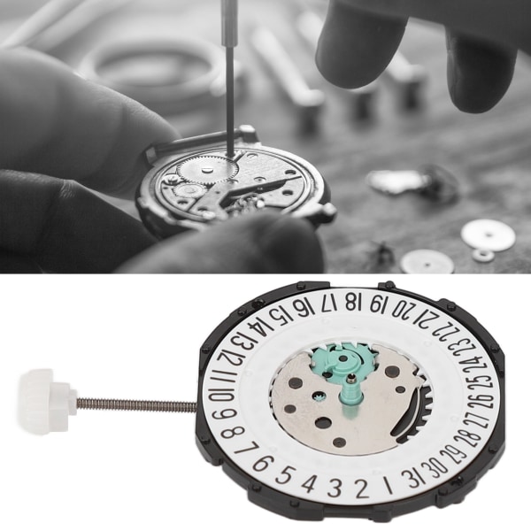 SL28 Watch Movement Quartz Delicate Stability Watch Repairing Movement for Watchmakers Date At 6 /