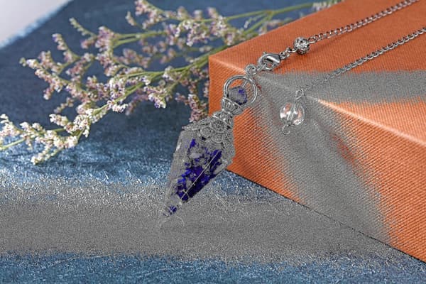 Chakra Krystallpendel Sekskantet Reiki Healing Krystallpunkter Edelsten Dowsing Pendel Chakra
