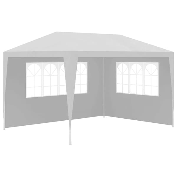 【BEMS】vidaXL Partytelt 4 vegger 3x4 m hvit Vit white