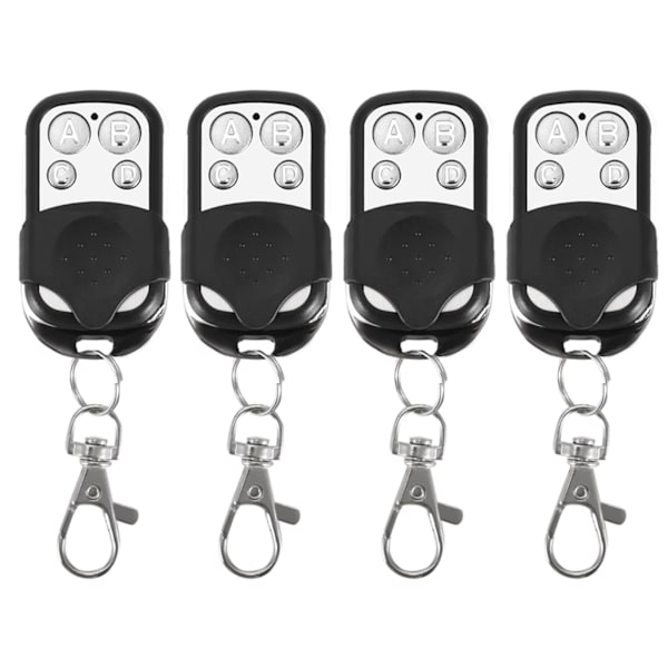 4 st Universal Kloningsnyckel för Fjärrkontroll Trådlöst för Bil Garageport Grind 433.92mhz