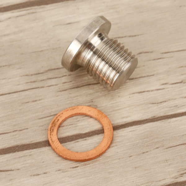 M12 1,25 mm Oxygen O2 Lambda Sensor Blindprop Cap Bang Motorcykler Biler Tilbehør