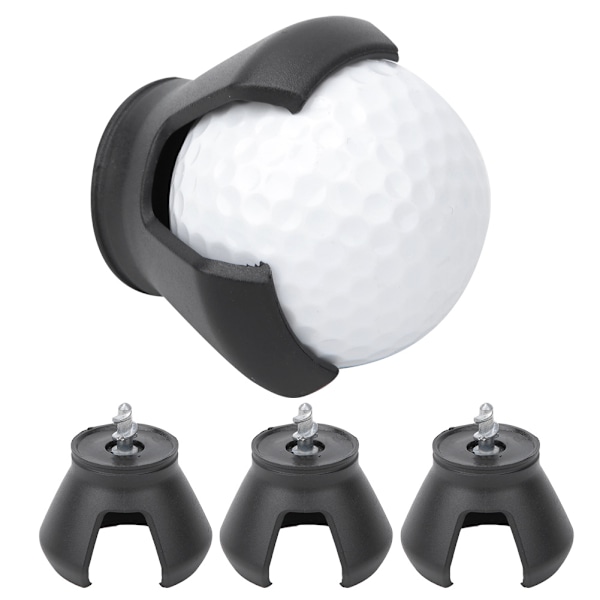 3 stk. Golfbold-opsamlingsværktøj med 3-greb Manuel opsamlingsværktøj Sucker Claw Picking Device Tilbehør til Golf Putter Grip