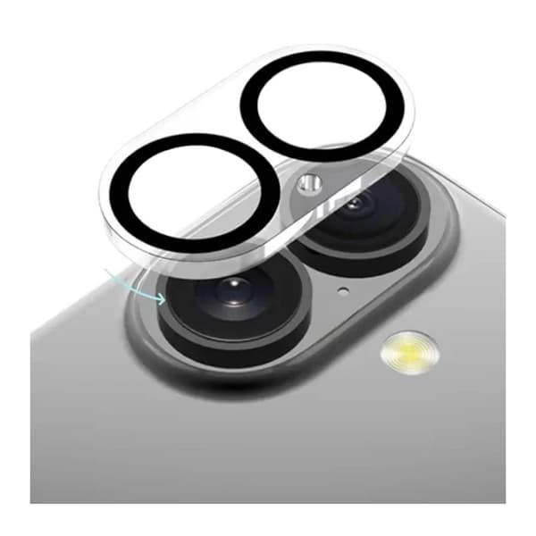 【BEMS】2-PACK Kompatibel med iPhone 16 / 16 Plus Skydd Linsskydd Kameraskydd