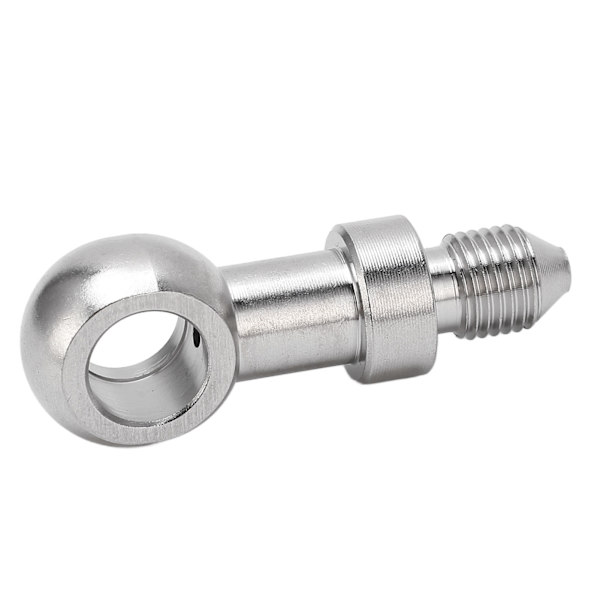 3/8 tum Bromsbanjoanslutning 10 mm Innerdiameter Rostfritt Stål Slangadapter Läckageförebyggande för M10 Banjo Bult