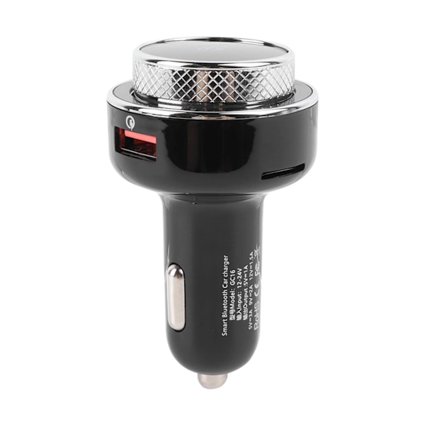 Bluetooth 5.0-sender Trådløs håndfri opkald MP3 Audio Musik Stereo Adapter til bil