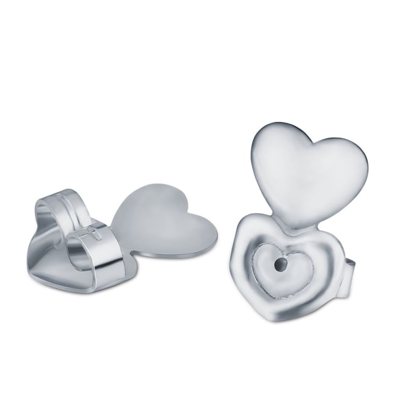 1 Par / Set Örhängesbakstycken, Örhängesnötlyftare, Lyft Koppar Örsnibba Stöd Silver