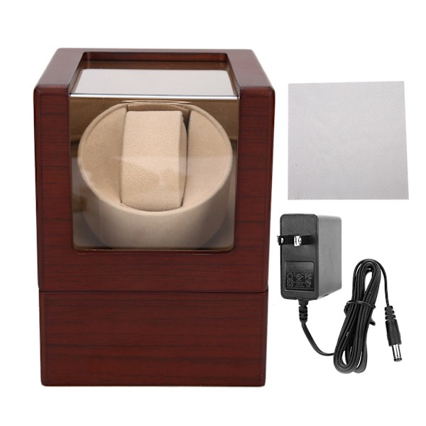 Automatisk Urvinda Box Tyst Motor Mekanisk Ur Display Förvaringsbox 100-240VUS-kontakt
