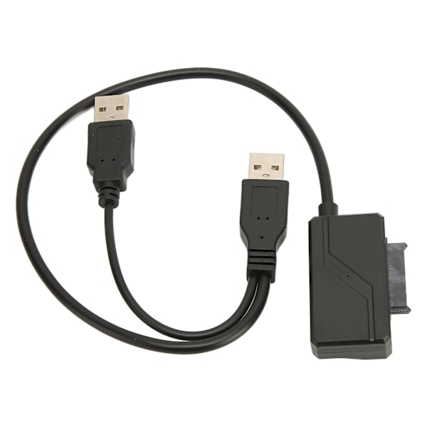 USB2.0 Optisk Drev Kabel Ekstern USB til SATA 6 og 7 Strømforsyning Bærbar Plug and Play 480Mbps Drev Adapter