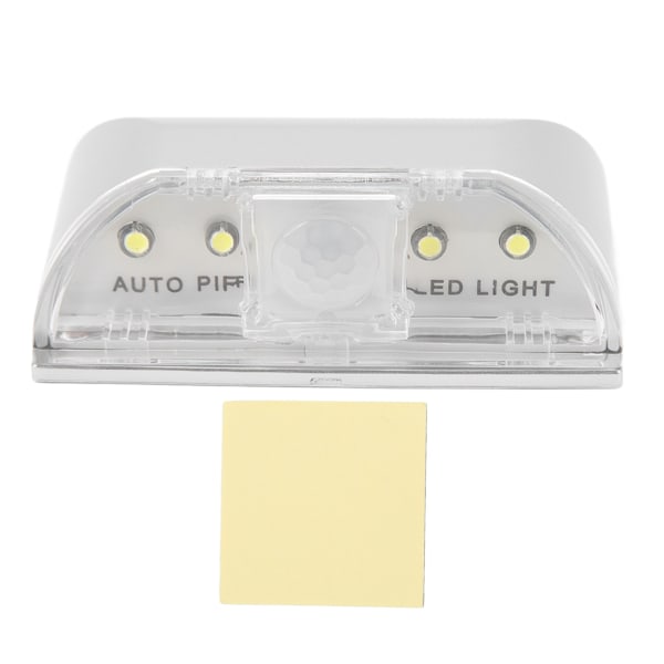 LED-dörr Nyckelhålsljus Batteridriven PIR-rörelsedetektor Nattlampa för toaletter Skåp Kök Hallar Trappor /