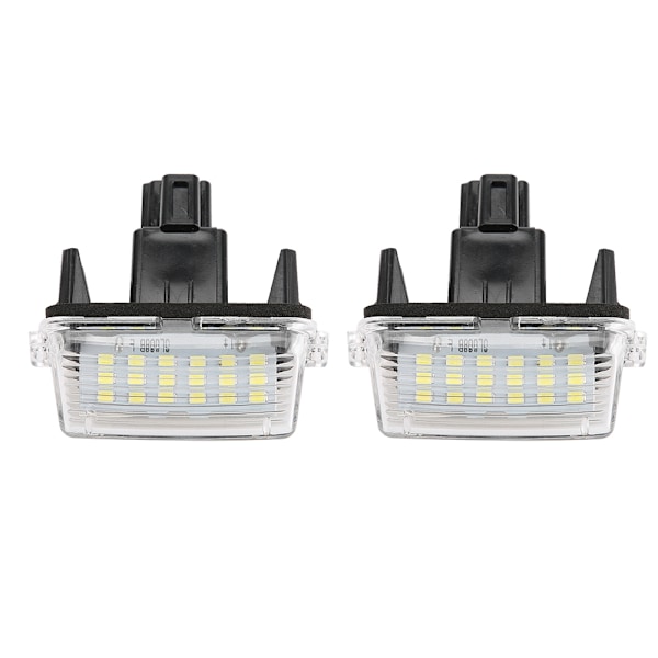 1 Par LED Nummerlys for Nummerplate Passer for Toyota Corolla 2014