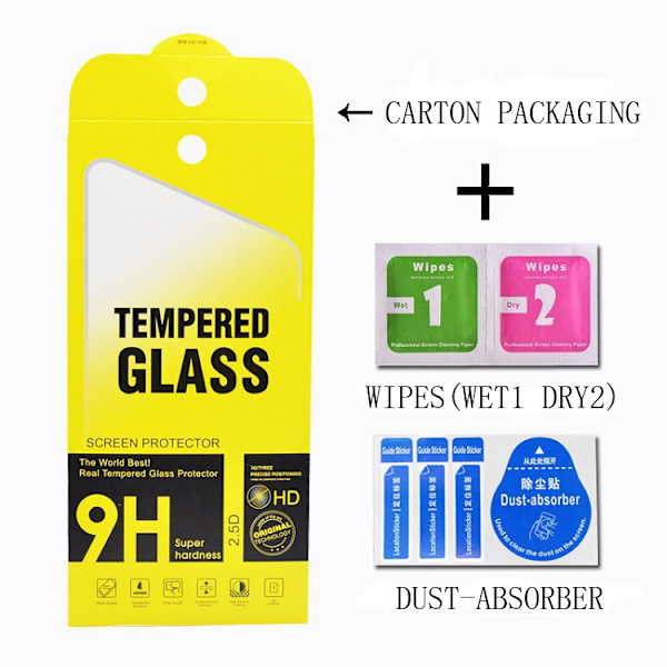 2-Pack Compatible with iPhone 12 / 12 Pro - 9H Tempered Glass - Top Quality