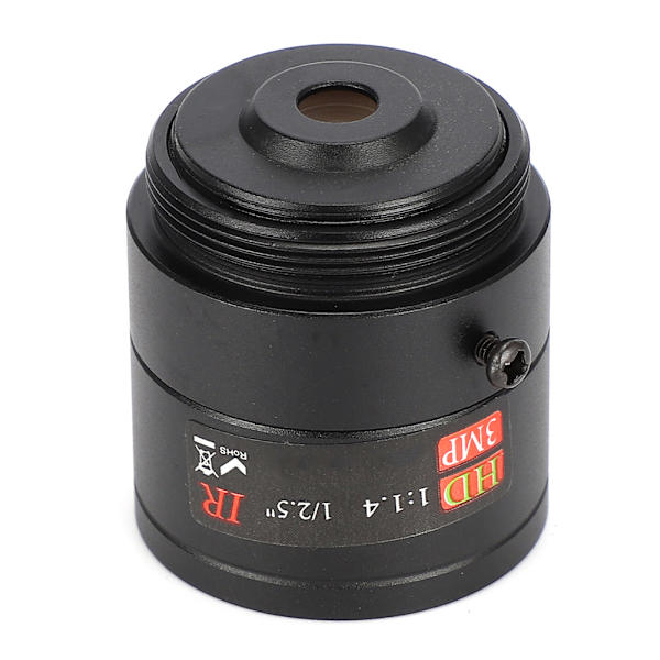 6mm 3MP HD F1.4 1/2.5 CS-fäste CCTV-objektiv för kamera