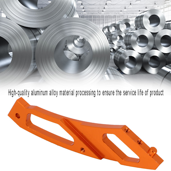 Bagplade i Aluminiumlegering til RC HPI 1/8 WR8 FLUX Ken Block Gymkhana Orange