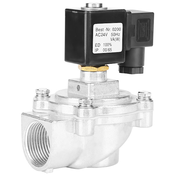 G1\" 2-vägs Vinkel Solenoidpulsventil Elektrisk Magnetisk Pulsventil DMF-Z-25 DC 24V