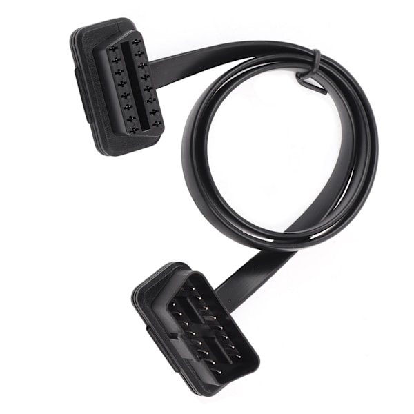 Auton OBD2-jatkokaapeli 16-nastainen uros-naaraskytkin, diagnostisointisovitin, 60 cm / 24 tuuman pituus