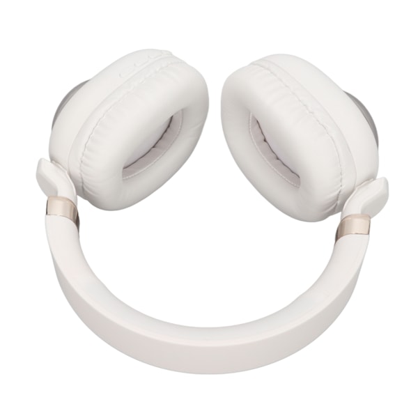 Bluetooth Gaming Headset Söta Tecknade Trådbundna Trådlösa Stereo Hörlurar med LED-ljus för Spel Filmer Musik Vit