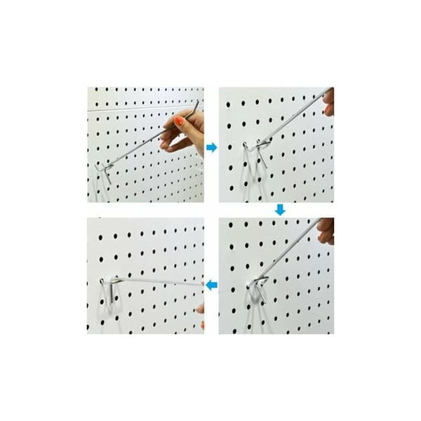 【BEMS】Metal Hook Compatible with Wall Panel, Door Wall, 10cm and 5cm, Single Hook, Set of 30