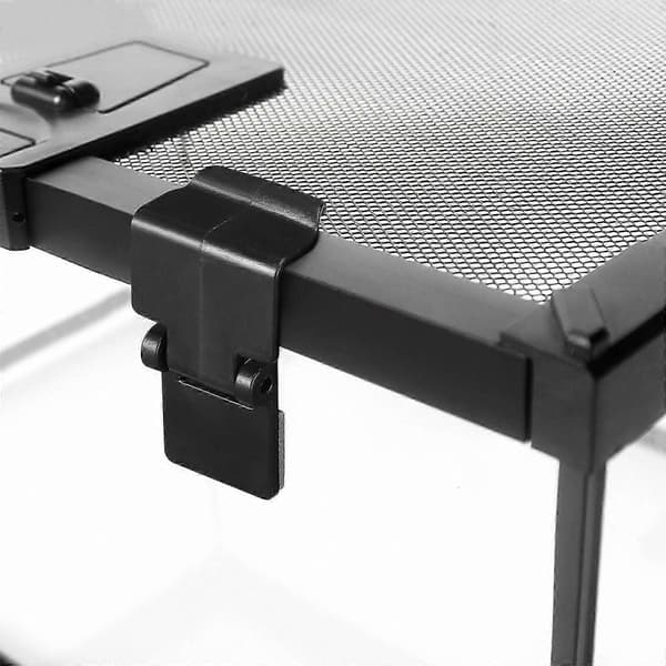 6-pak klemmer Kompatibel med reptilhabitatfoder Kompatibel med låsesystem i glasterrarium Black 4.70X2.90X2.50CM