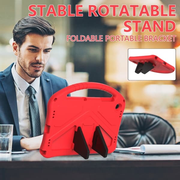 Samsung Galaxy Tab A9+ / A11+ EVA støtsikkert etui med holder Röd