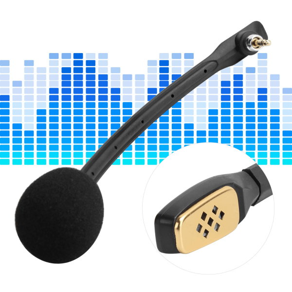 Avtakbar mikrofonerstatning Headset Mic-tilbehør for Logitech Astro A40++