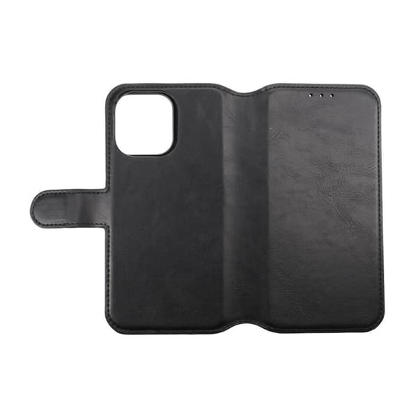 【BEMS】Kompatibel med iPhone 13 Pro Pung Etui Magnet Rvelon - Sort Svart black