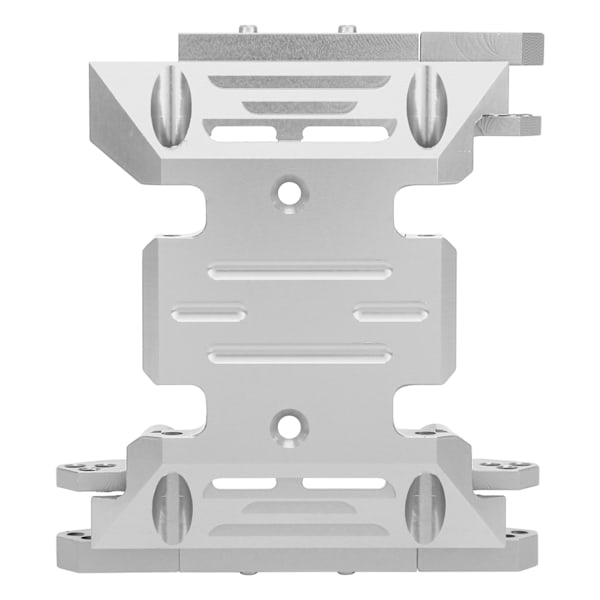 Monteringsbas för mittdiffplatta i aluminiumlegering för Axial SCX10 III AXI03007 Silver