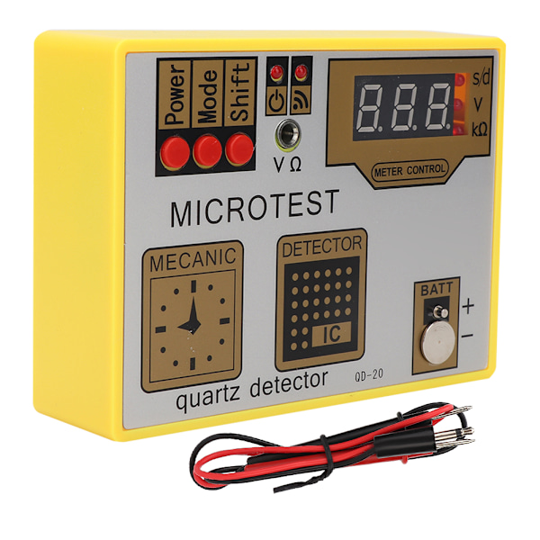 QD-20 Urverkstester for klokkebatteri, puls- og demagnetiseringsmaskin, verktøy for klokkereparasjon