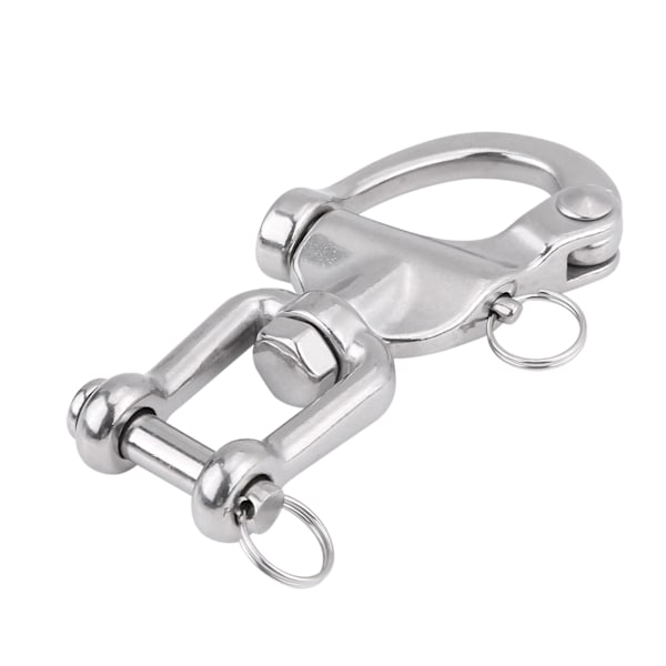 316 Rustfritt Stål Kjeve Sving Snap Shackle for Seilbåt Spinnaker Halyard 03#