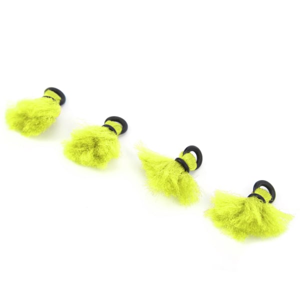 4 stk. Fiskefluestøvsnor Strike Indicators Drift Hook Positionering Flydere Bobbers Fluorescerende Gul