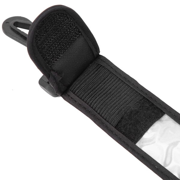 LED-reflexband med hängare för utomhussporter, batteridriven, för nattlöpning och bergsklättring, silvervit