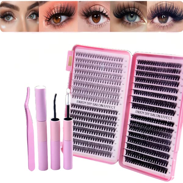 Form Pre-made Eyelashes Makeup Single Eyelash Clusters Eyelashes Slim Pre-made Natural Fluffy False Eyelashes A
