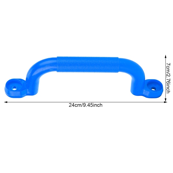 Ett par plastgrepp för lekplats, halkfria, för barn (blå)