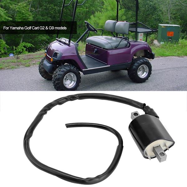 Stor slagvolumen 2-benet tændspole til Yamaha Cart G2 & G9-modeller J38823102000