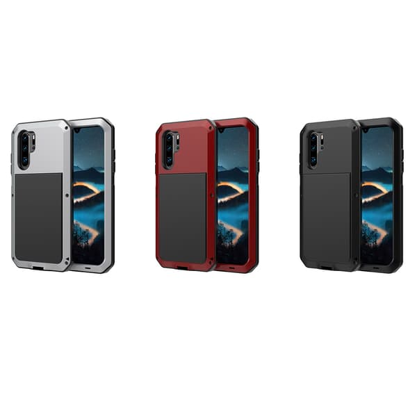 【BEMS】Skyddsfodral - Kompatibel med Huawei P30 Pro Silver