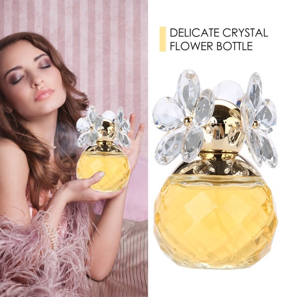 60 ml Naisten Lady Pitkäkestoinen hajuvesi Flower Wood Fragrance Hajuvesi Keltainen Kulta++/
