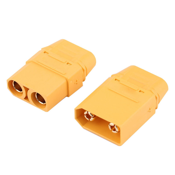 1 par XT90-kontakter 4,5 mm guldpläterade bananpluggar hane hona RC-batteritillbehör