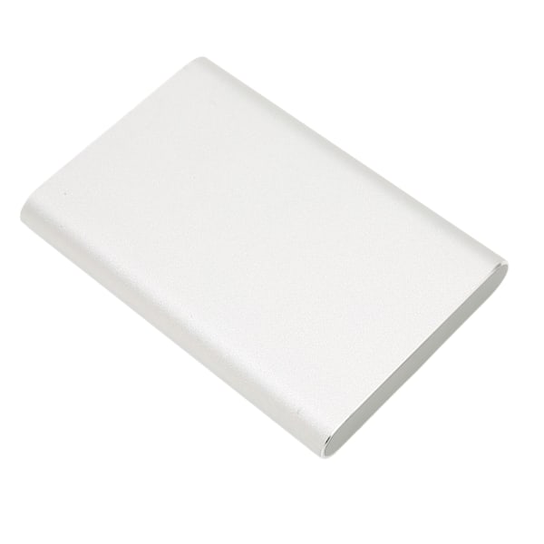 Ekstern harddisk med høy hastighet USB3.0 Ultra tynn CNC-bearbeiding Bærbar ekstern HDD for datamaskiner TV-er mobiltelefoner Argent Blanc 500 GB