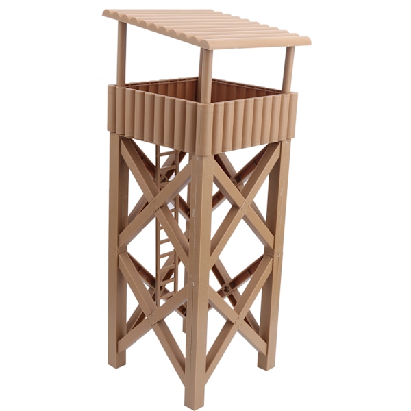 1/16 Vakttornmodell DIY-montering Utsiktsplattform Modellbyggstenar Barnleksak (47 delar)