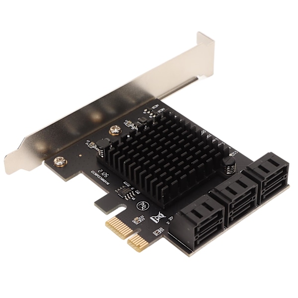 PCIE 3.0 til 6 Ports SATA Udvidelseskort 6Gbps PCI Express X4 X8 X16 Plug and Play PCIE SATA Kort 6 Port til Windows