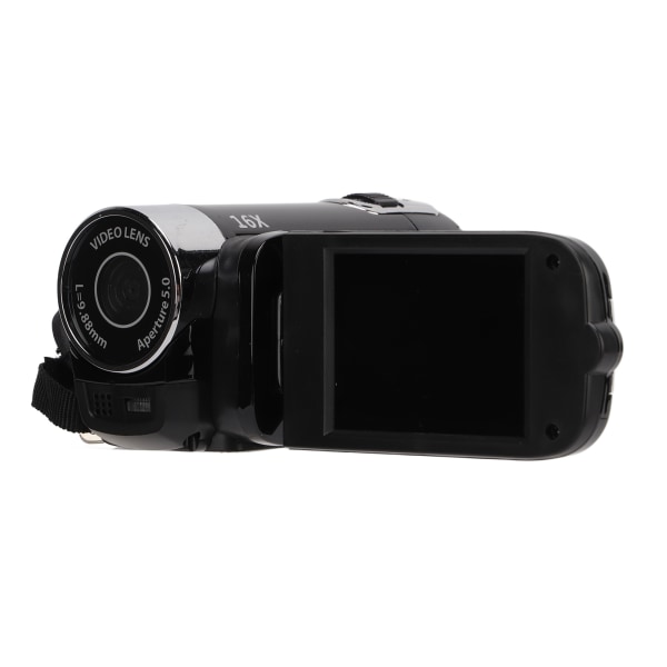 Videokamera Videokamera Full HD 4K 48MP Kameraopptaker 270° rotasjon 2,7 tommers fargeskjerm 16X Zoom Digitale videokameraer/