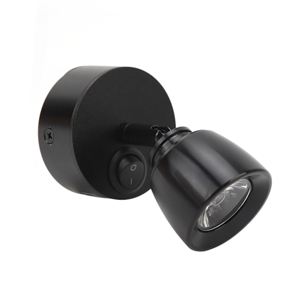 Læselampe DC12V til 24V Høj Lysstyrke Varmt Hvidt Lys LED RV Sengelampe til Lastbiler Campere Trailere Skibe Yachts Sort