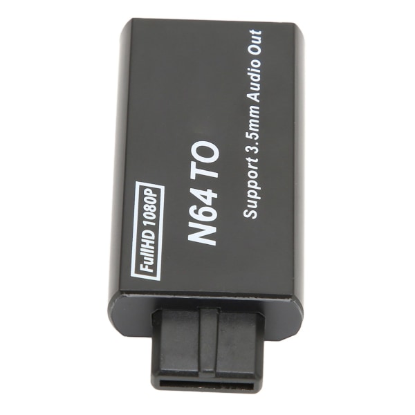 for N64 til HD Multimedia Interface Converter 1080p Støtte PAL NTSC videospilladapter med 3,5 mm grensesnitt ++