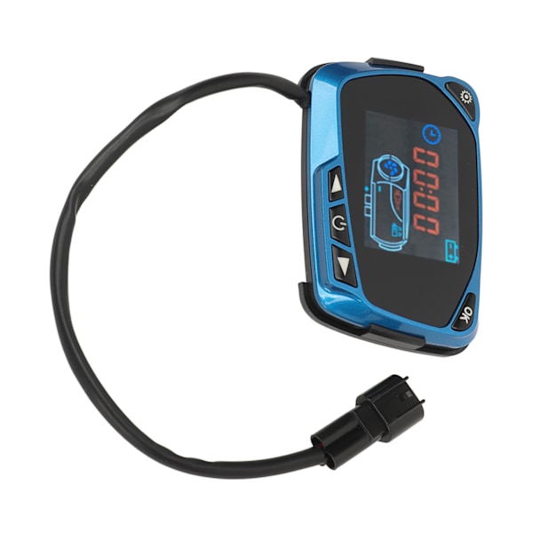 Dieselvärmare Controller LCD Display Monitor Switch med fjärrkontroll för 12V 24V Parkeringsluftvärmare