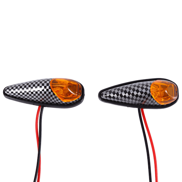 Motorcykel Blinklys Højeffekts Cat Eye LED Blinklys Indikator Serpentine Shell Gult lys