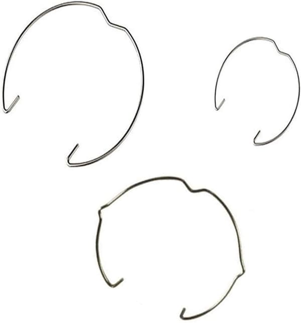 [18 st] GU10 MR11 Ring Clip Clips - 35 och 50 mm diameter[BEMS]