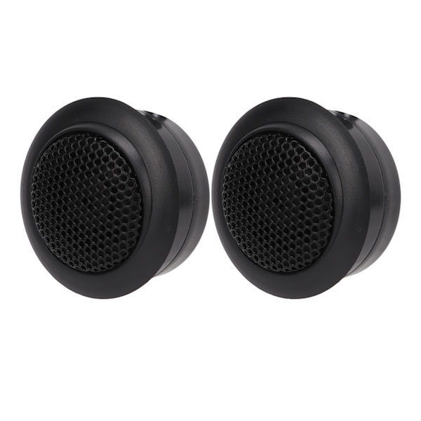 2 stk/sett Bil Dome Diskanthøyttalere 35‑150W høyfrekvensrespons Svart Universal for Auto Audio System