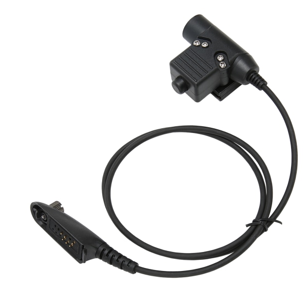 Radio Walkie Talkie Adapter Kabel Push to Talk U94 PTT Headset-kontakt for Motorola GP140 GP320 GP328 GP338 GP340 //+